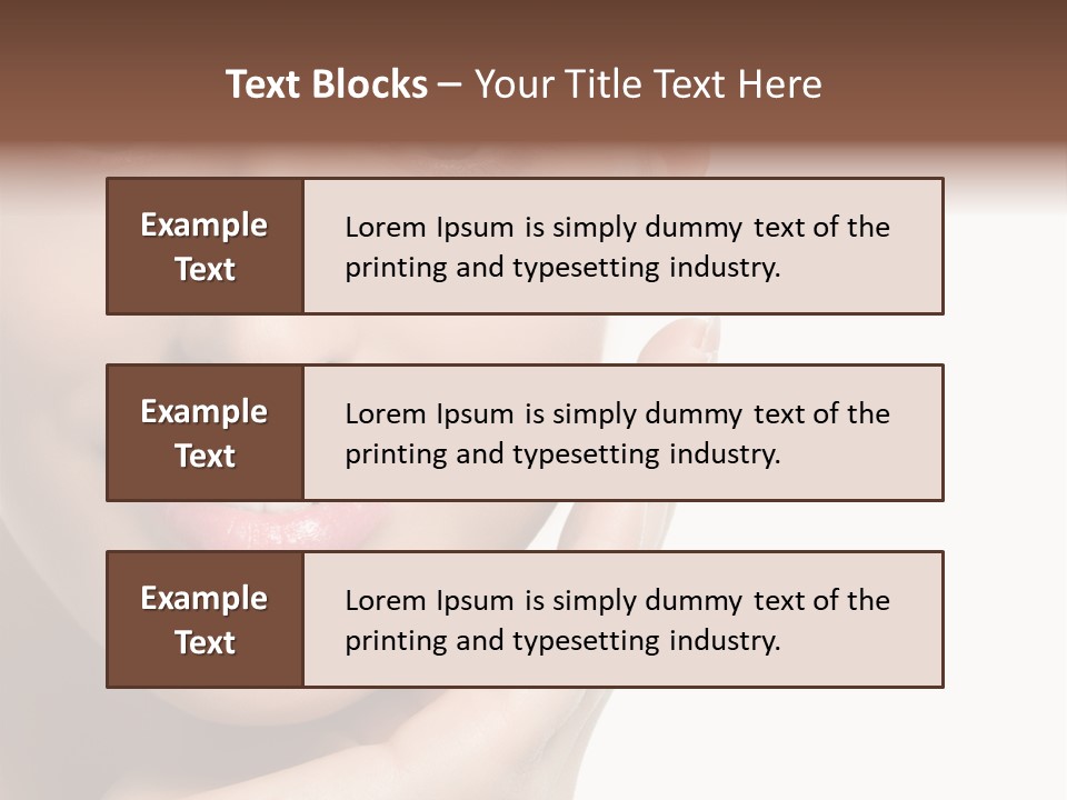 Portrait Y Face PowerPoint Template