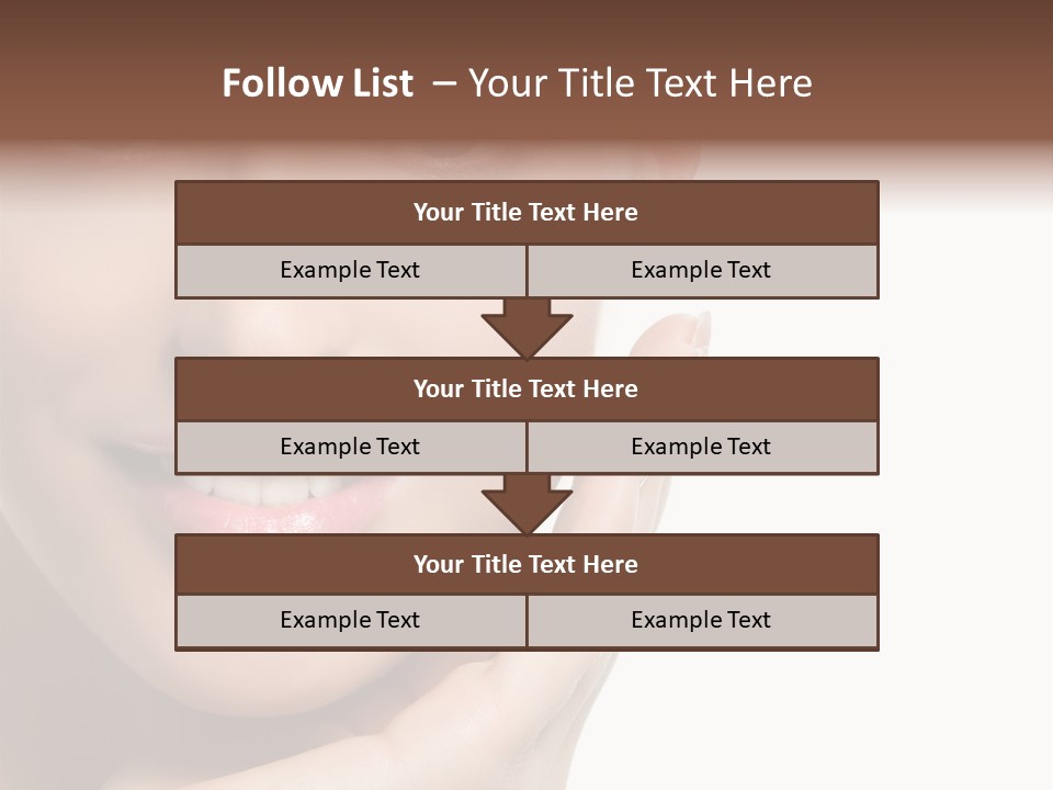 Portrait Y Face PowerPoint Template