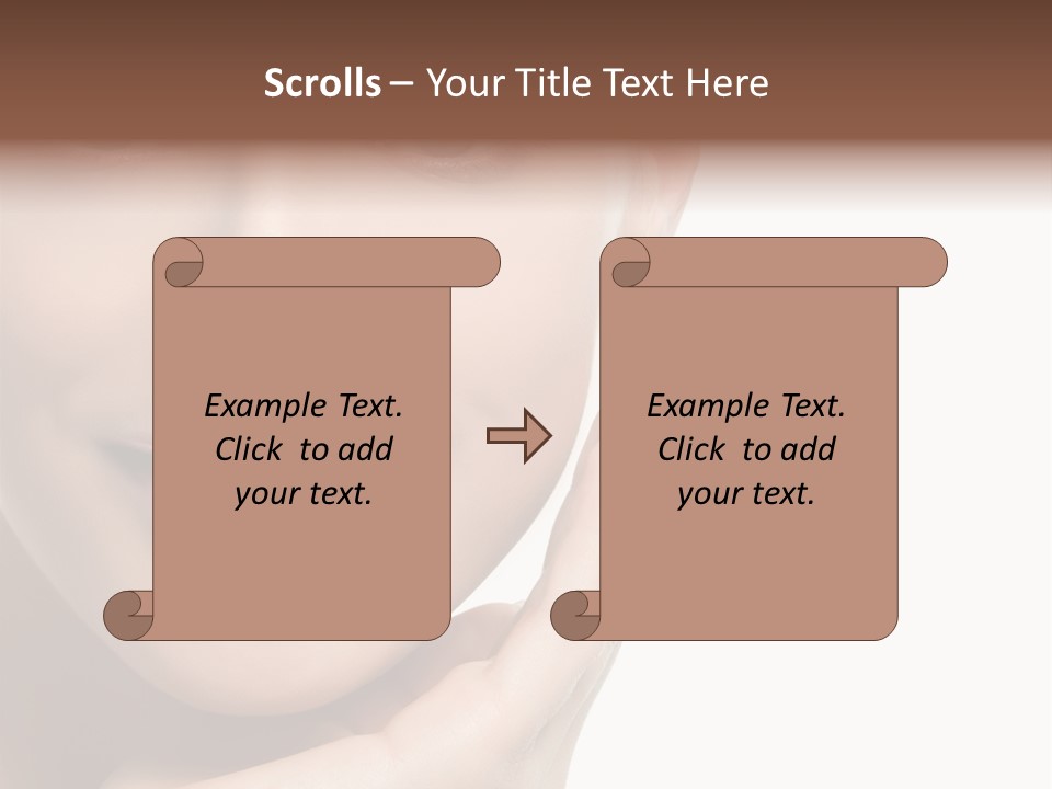 Portrait Y Face PowerPoint Template