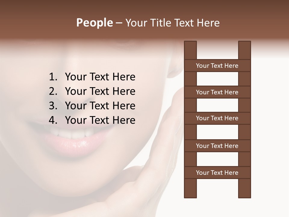 Portrait Y Face PowerPoint Template