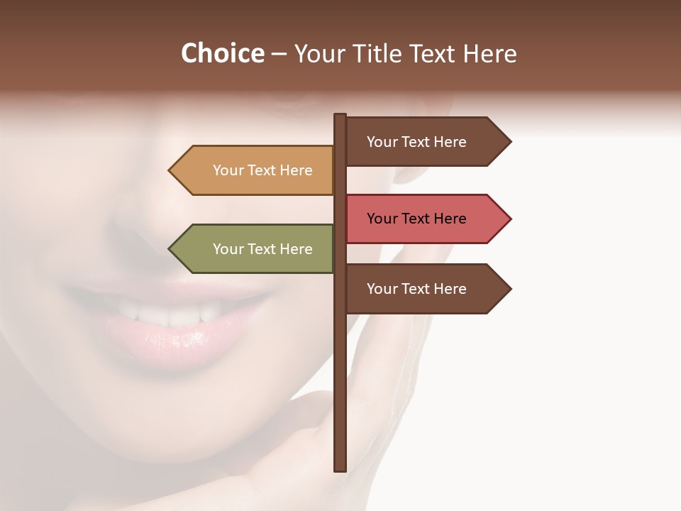Portrait Y Face PowerPoint Template