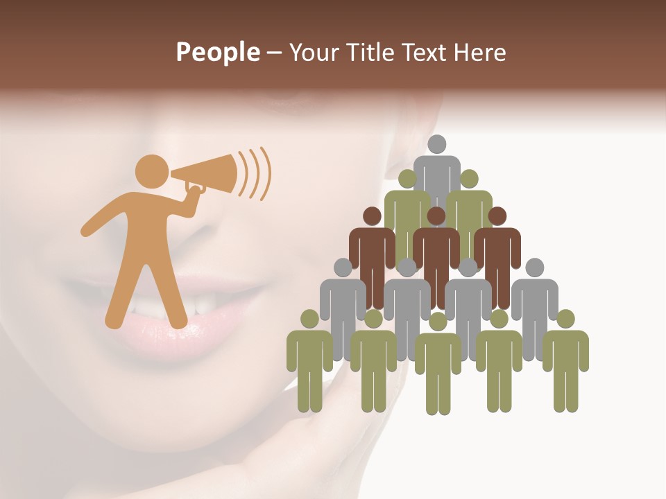 Portrait Y Face PowerPoint Template