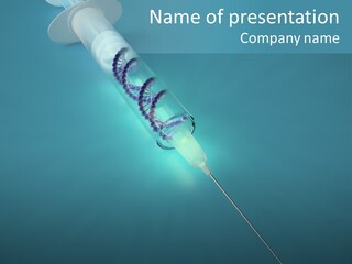 Helix Spiral Biology PowerPoint Template