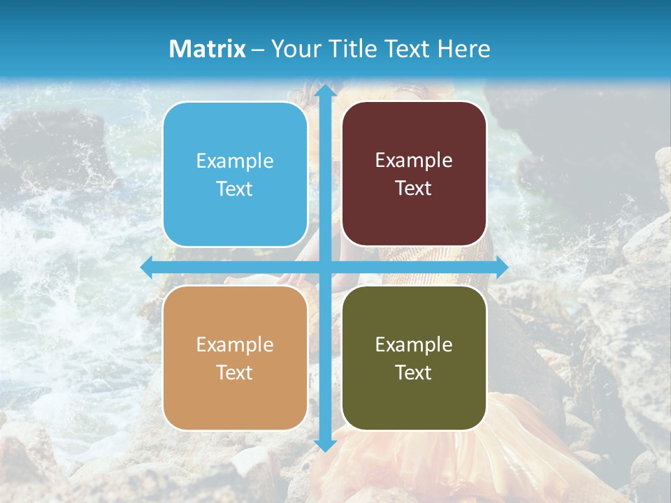 Color Being Mermaid PowerPoint Template