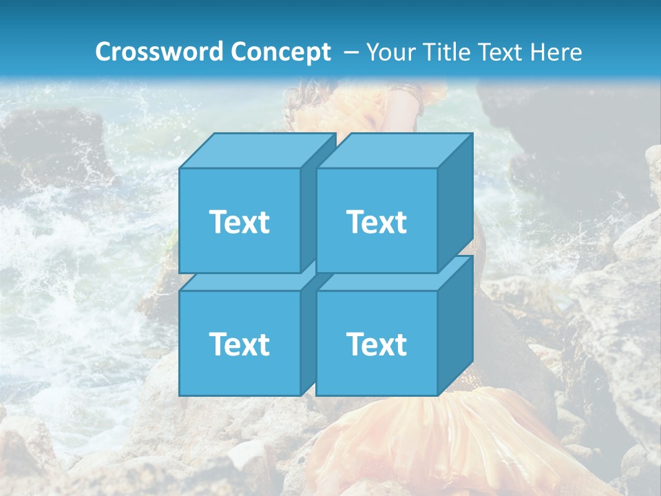 Color Being Mermaid PowerPoint Template