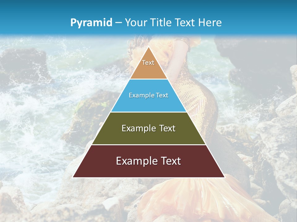 Color Being Mermaid PowerPoint Template