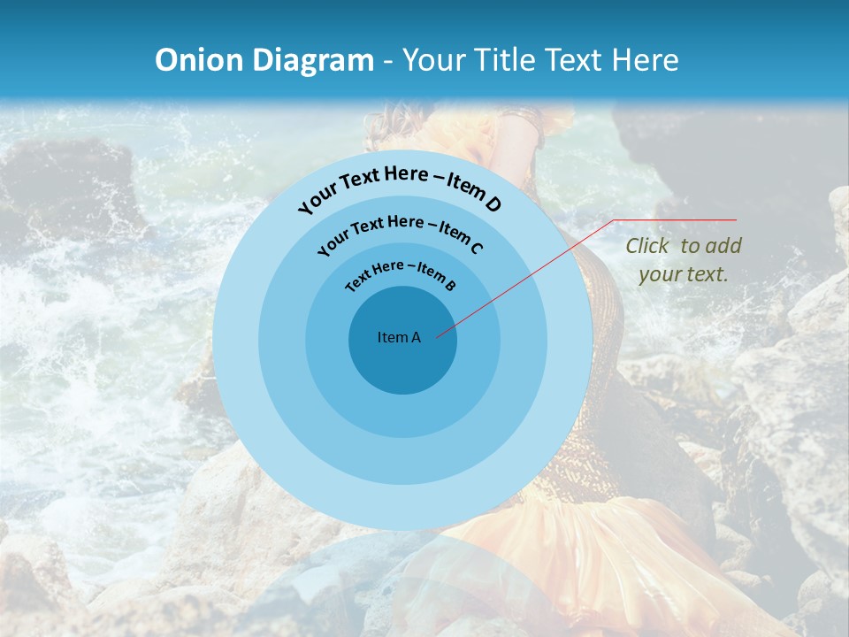 Color Being Mermaid PowerPoint Template