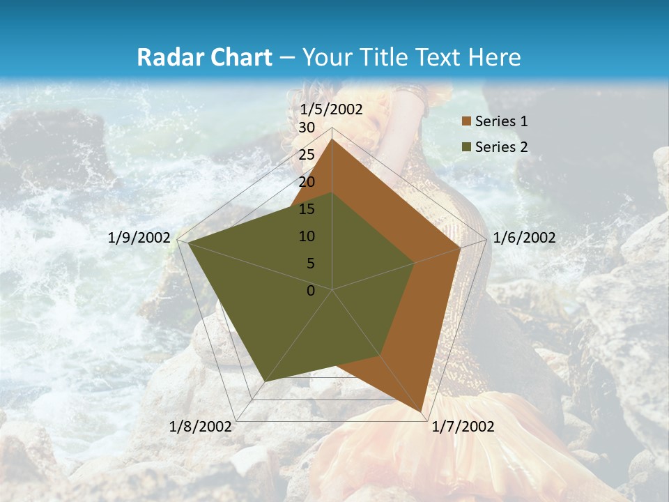 Color Being Mermaid PowerPoint Template