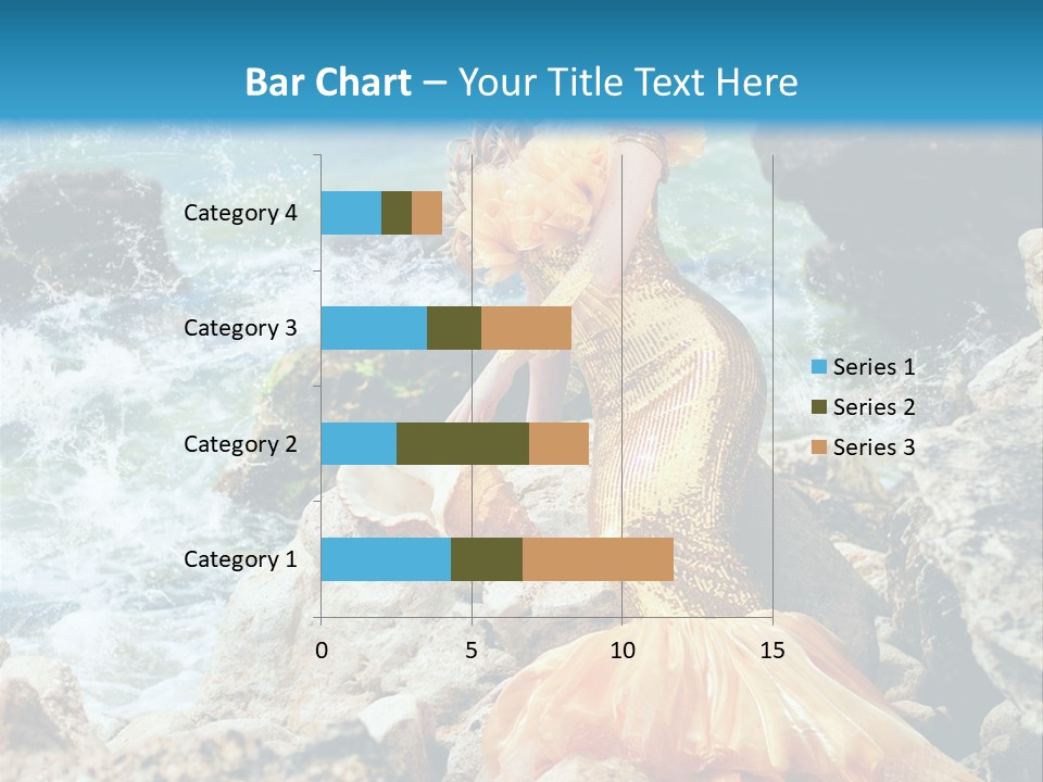 Color Being Mermaid PowerPoint Template