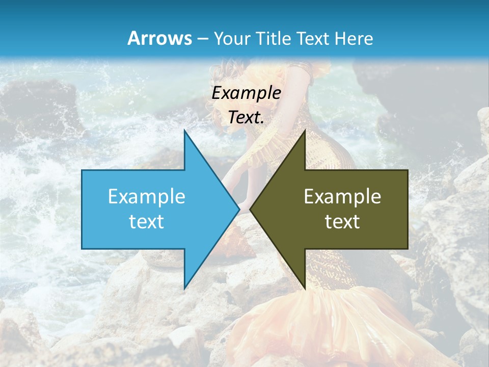 Color Being Mermaid PowerPoint Template