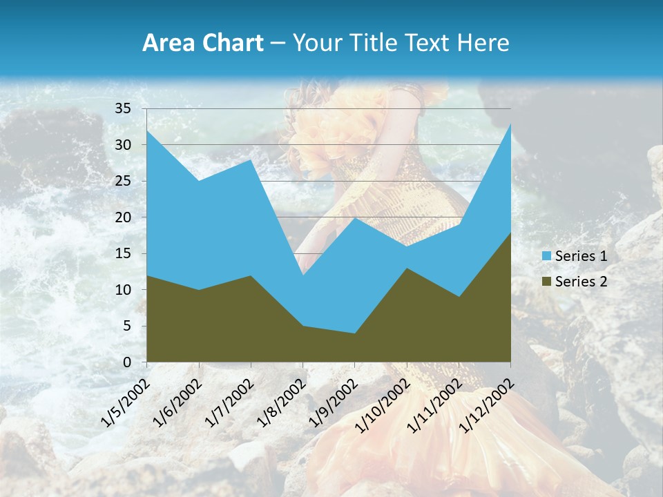 Color Being Mermaid PowerPoint Template