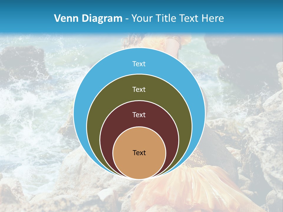 Color Being Mermaid PowerPoint Template