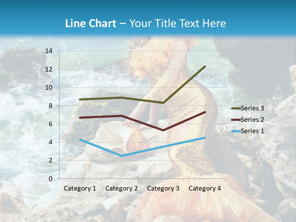 Color Being Mermaid PowerPoint Template