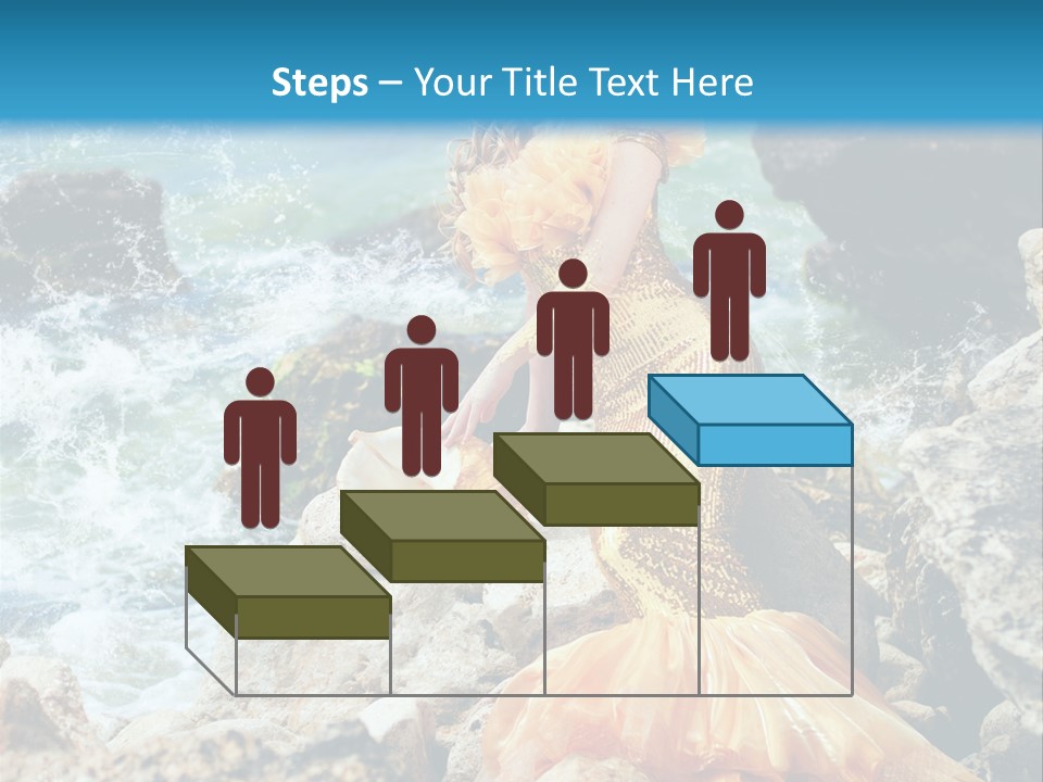 Color Being Mermaid PowerPoint Template