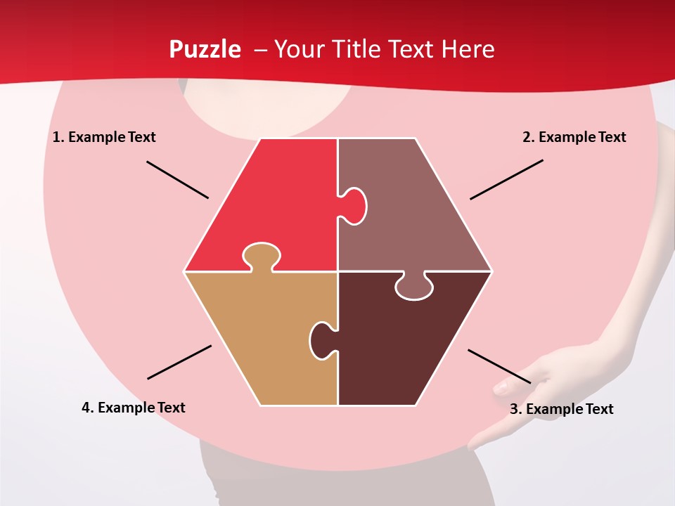 Cosmetics Lipstick Shape PowerPoint Template