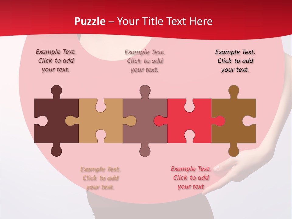 Cosmetics Lipstick Shape PowerPoint Template