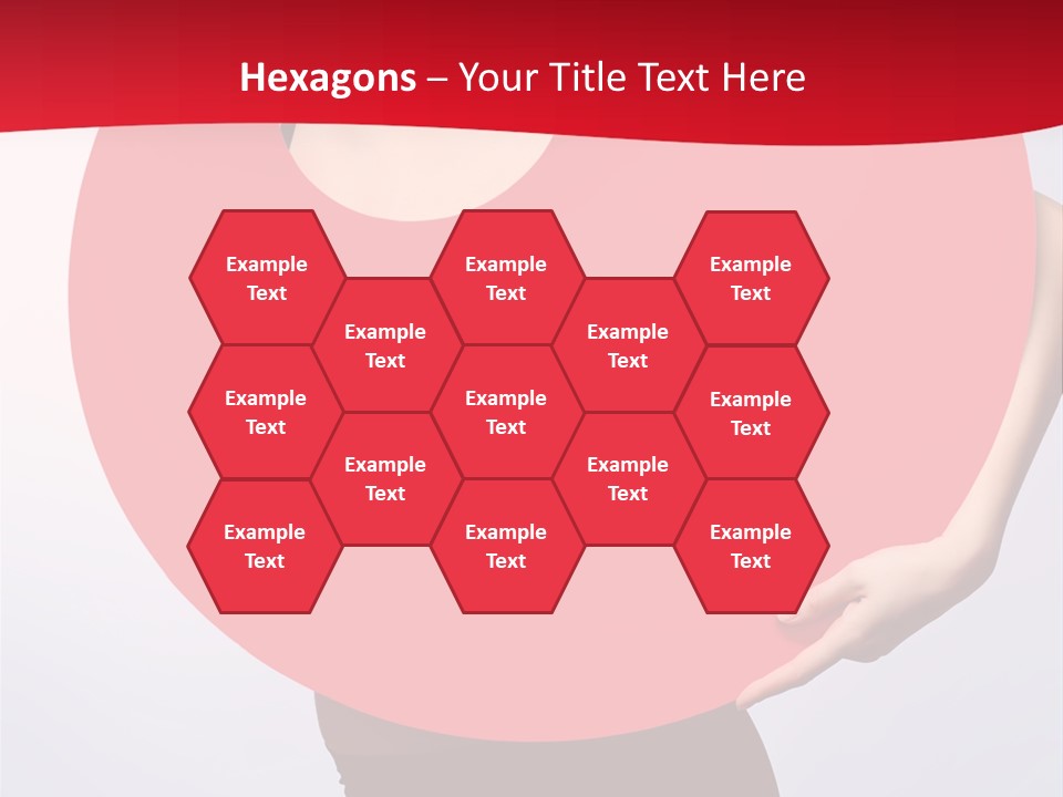 Cosmetics Lipstick Shape PowerPoint Template