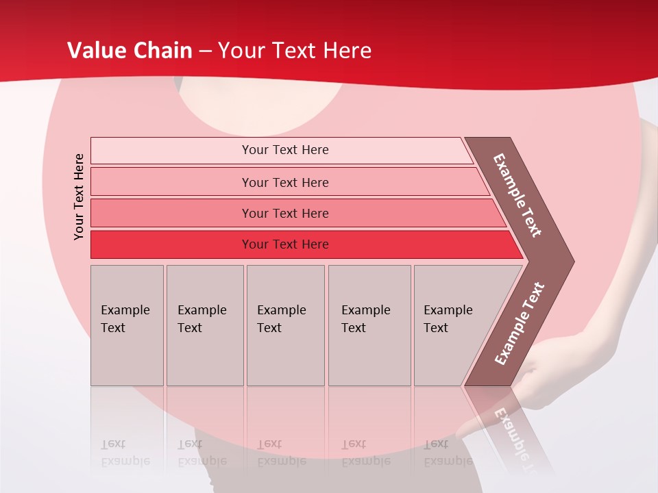 Cosmetics Lipstick Shape PowerPoint Template