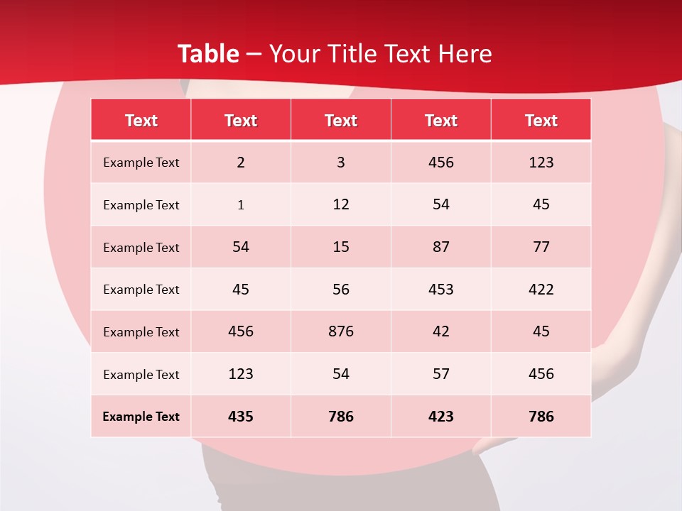 Cosmetics Lipstick Shape PowerPoint Template