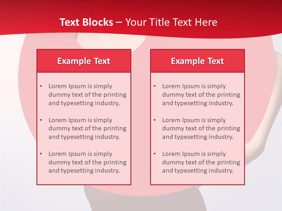 Cosmetics Lipstick Shape PowerPoint Template