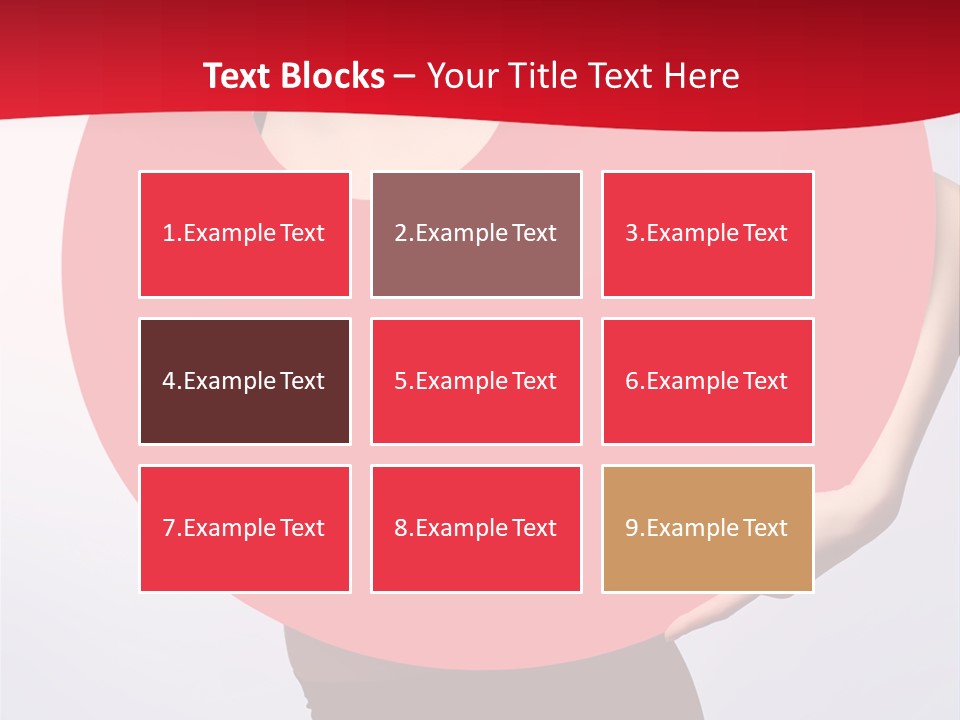 Cosmetics Lipstick Shape PowerPoint Template