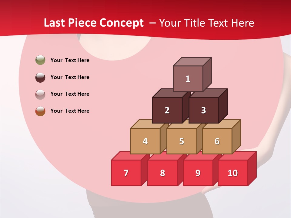 Cosmetics Lipstick Shape PowerPoint Template