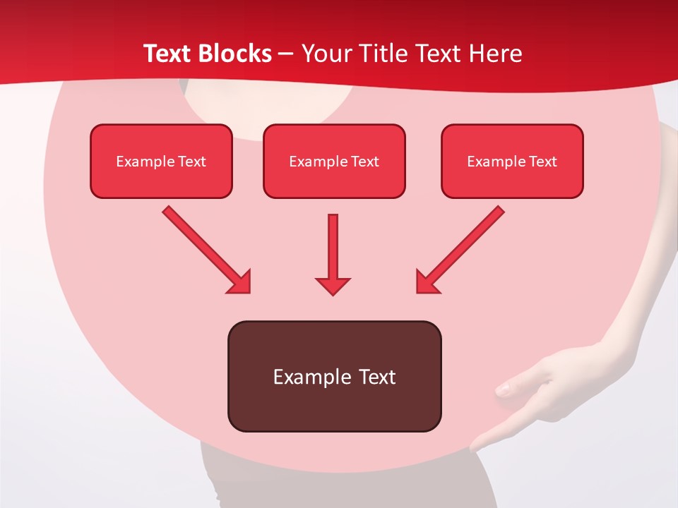 Cosmetics Lipstick Shape PowerPoint Template