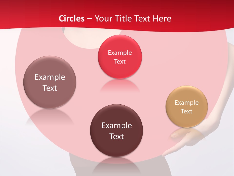 Cosmetics Lipstick Shape PowerPoint Template