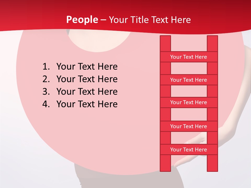 Cosmetics Lipstick Shape PowerPoint Template