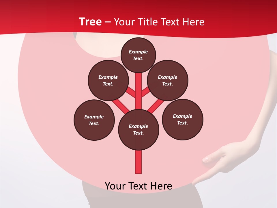 Cosmetics Lipstick Shape PowerPoint Template