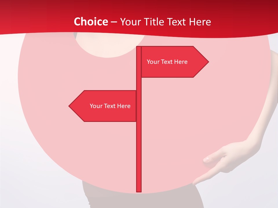 Cosmetics Lipstick Shape PowerPoint Template