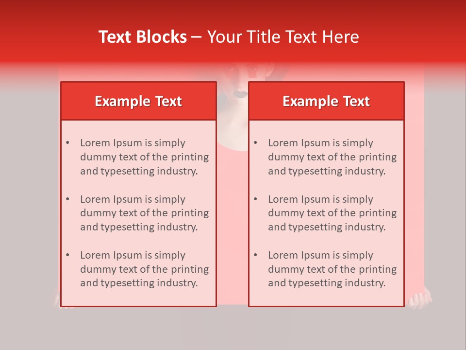 Eyeshadow Vogue Square PowerPoint Template