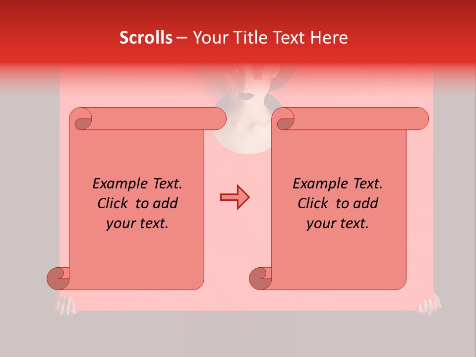 Eyeshadow Vogue Square PowerPoint Template