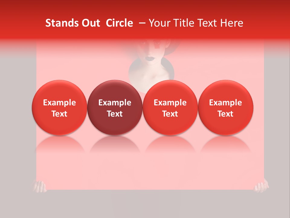 Eyeshadow Vogue Square PowerPoint Template