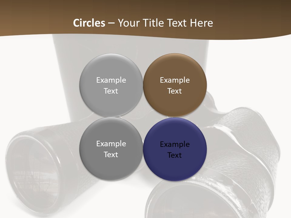 White Landscape Lenses PowerPoint Template