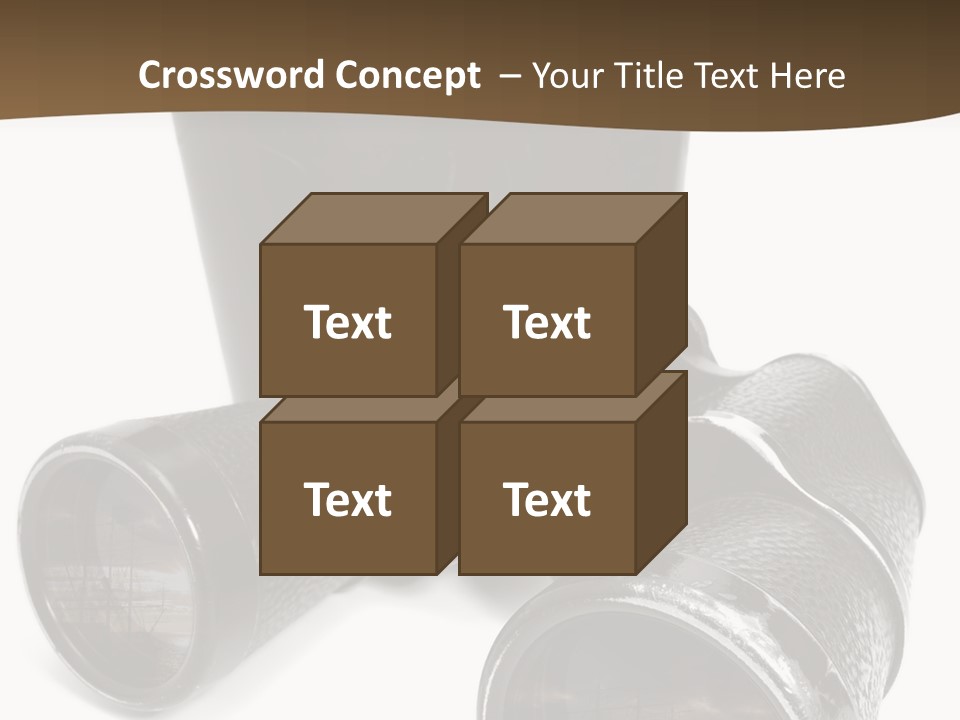 White Landscape Lenses PowerPoint Template