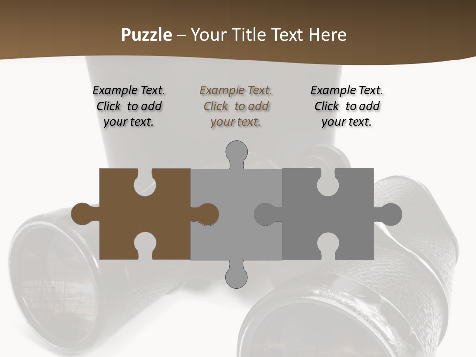 White Landscape Lenses PowerPoint Template