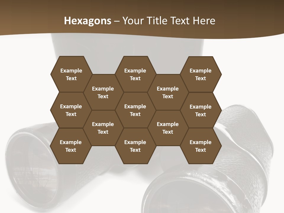 White Landscape Lenses PowerPoint Template