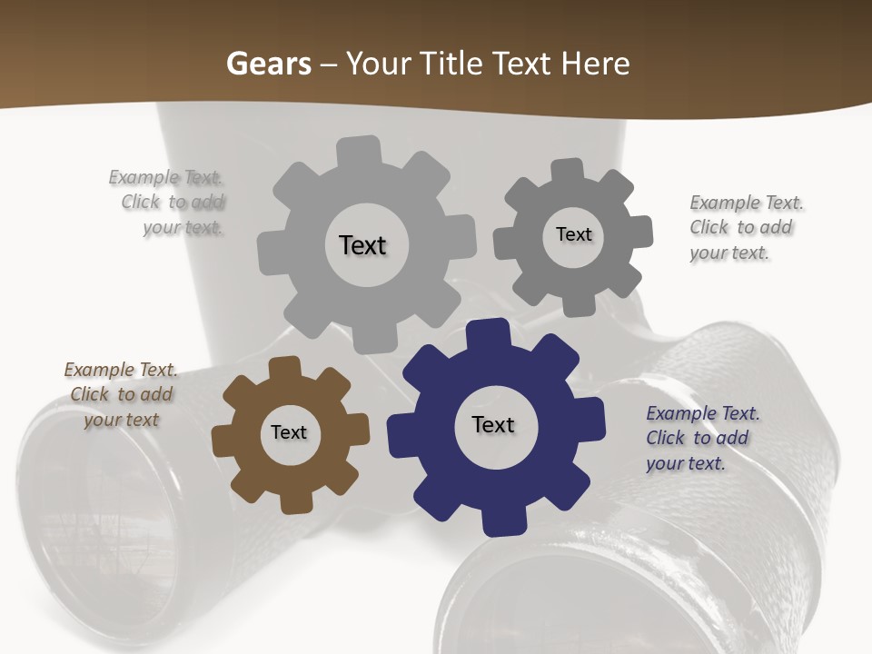 White Landscape Lenses PowerPoint Template