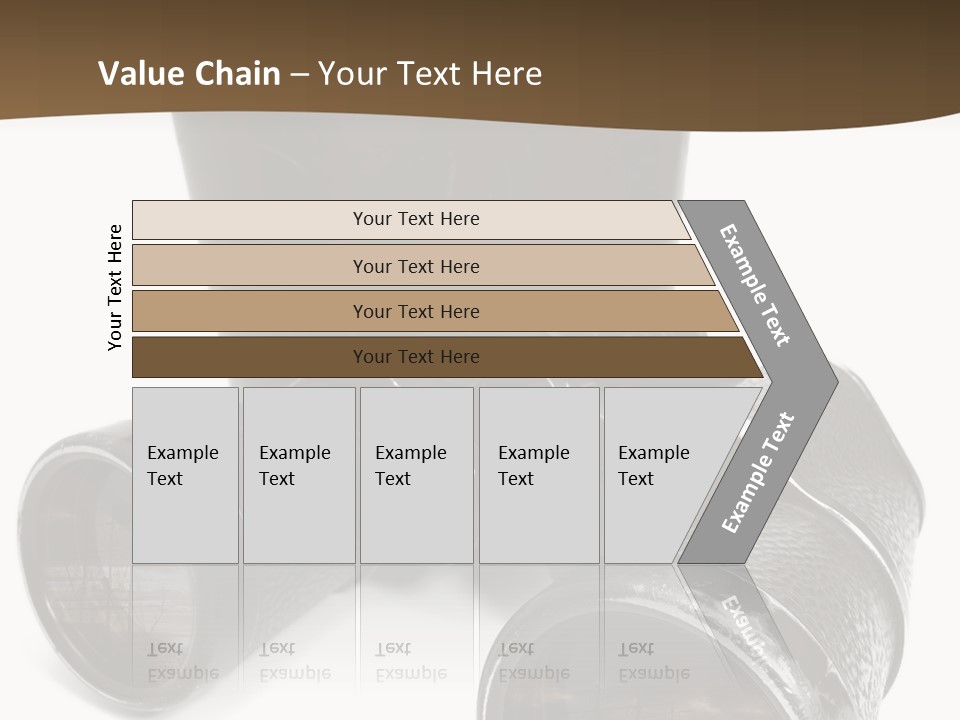 White Landscape Lenses PowerPoint Template
