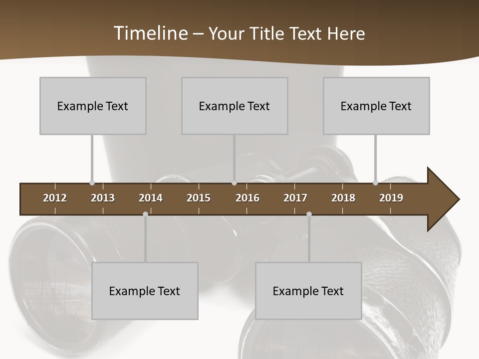 White Landscape Lenses PowerPoint Template