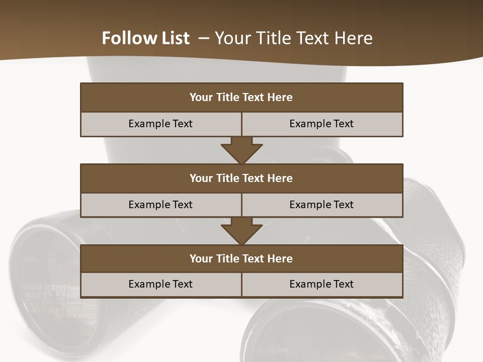 White Landscape Lenses PowerPoint Template