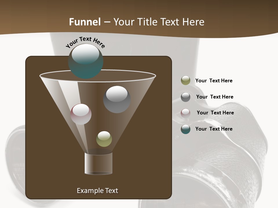 White Landscape Lenses PowerPoint Template