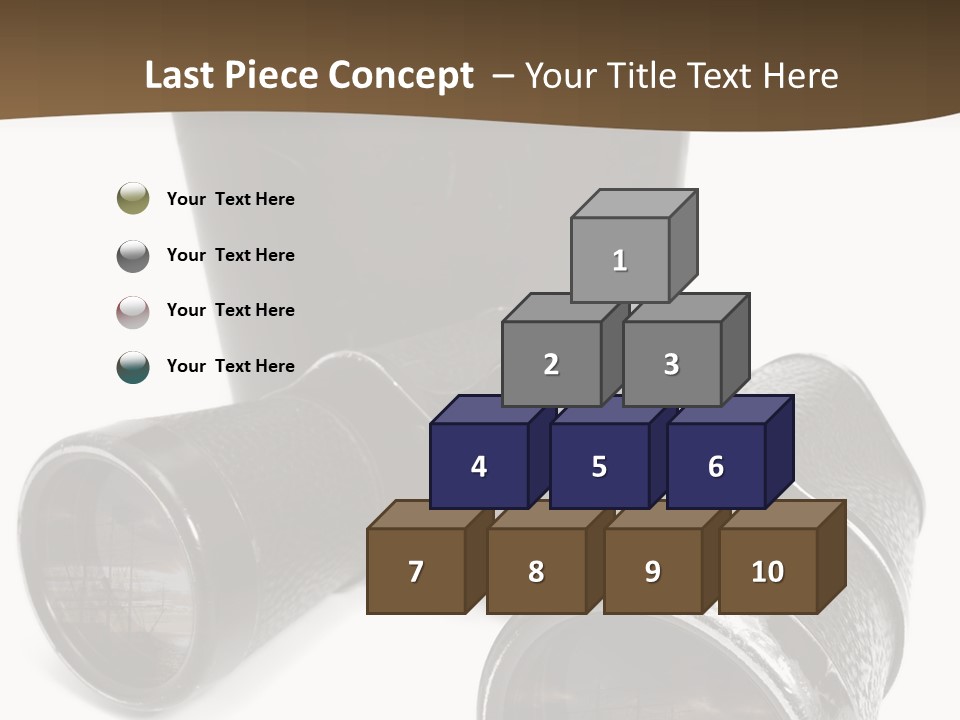 White Landscape Lenses PowerPoint Template