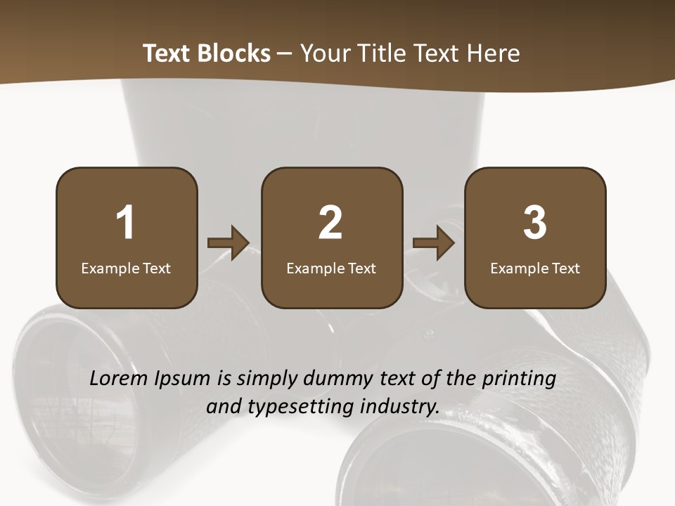 White Landscape Lenses PowerPoint Template