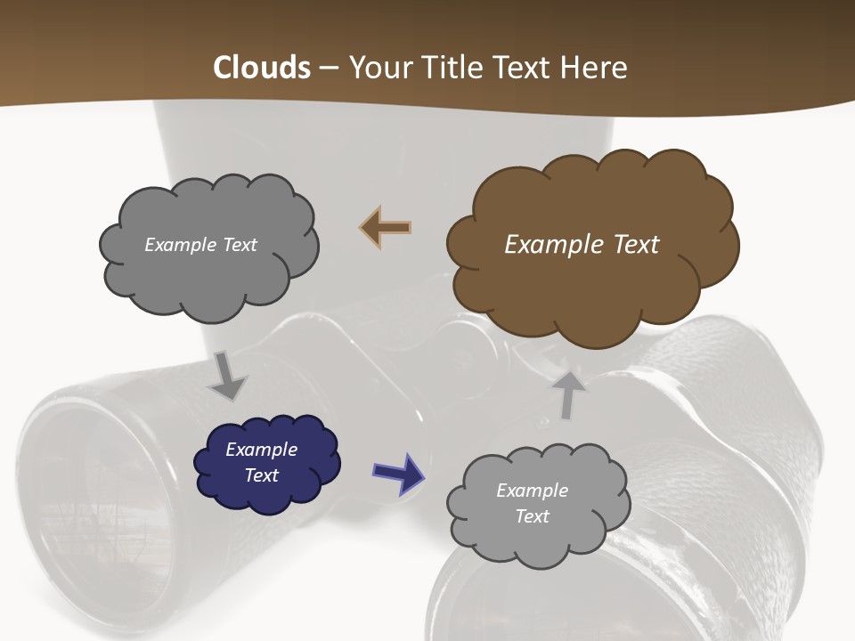 White Landscape Lenses PowerPoint Template