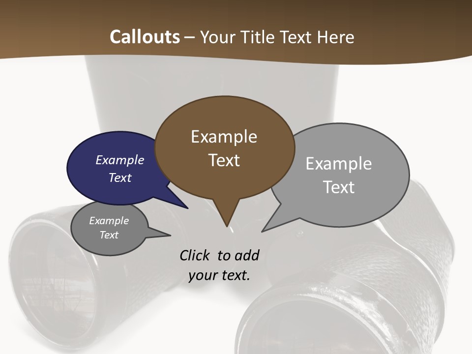 White Landscape Lenses PowerPoint Template