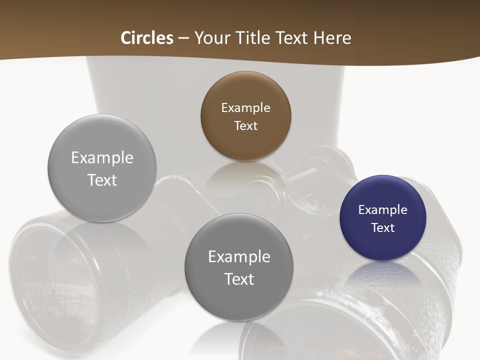 White Landscape Lenses PowerPoint Template