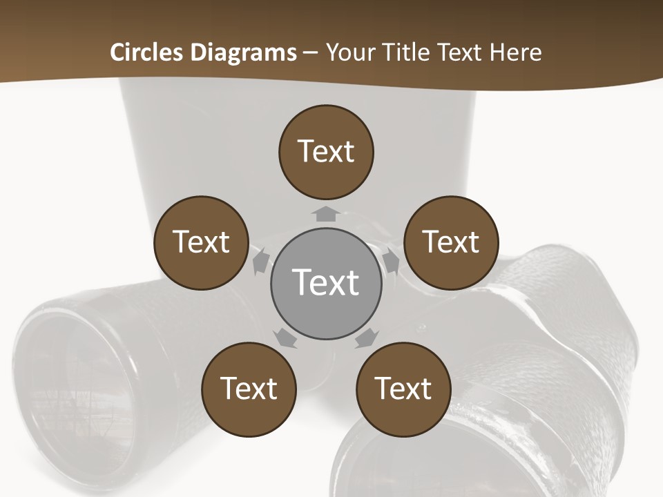 White Landscape Lenses PowerPoint Template