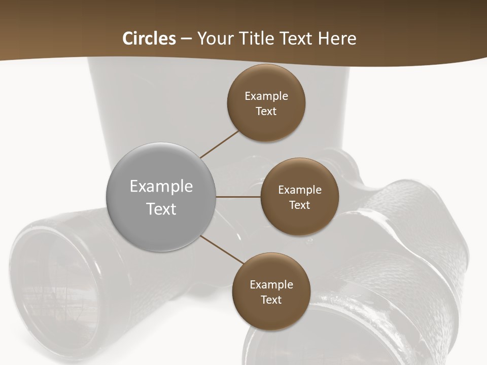 White Landscape Lenses PowerPoint Template